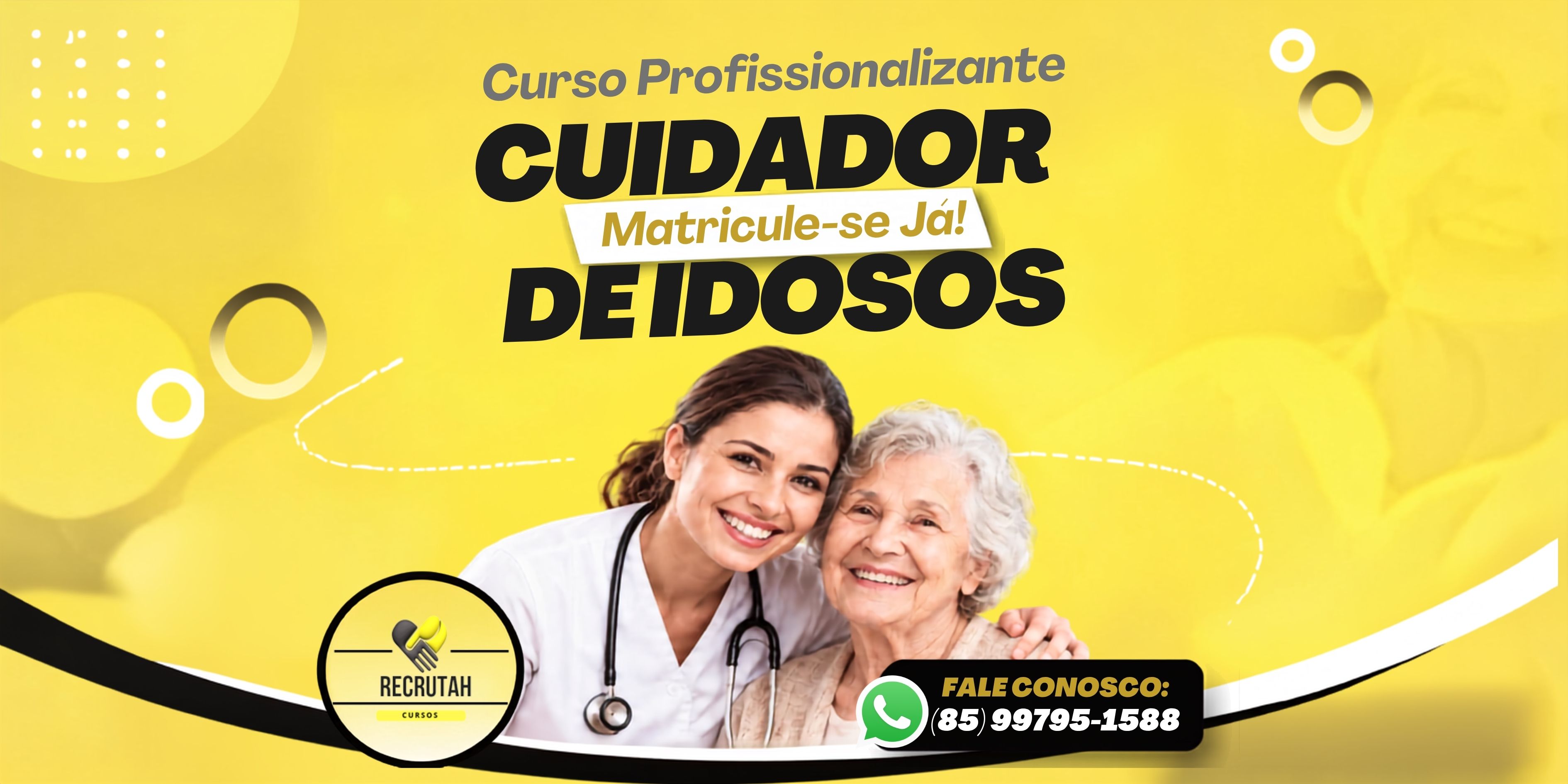 Curso de Cuidador de Idosos da Recrutah Cursos