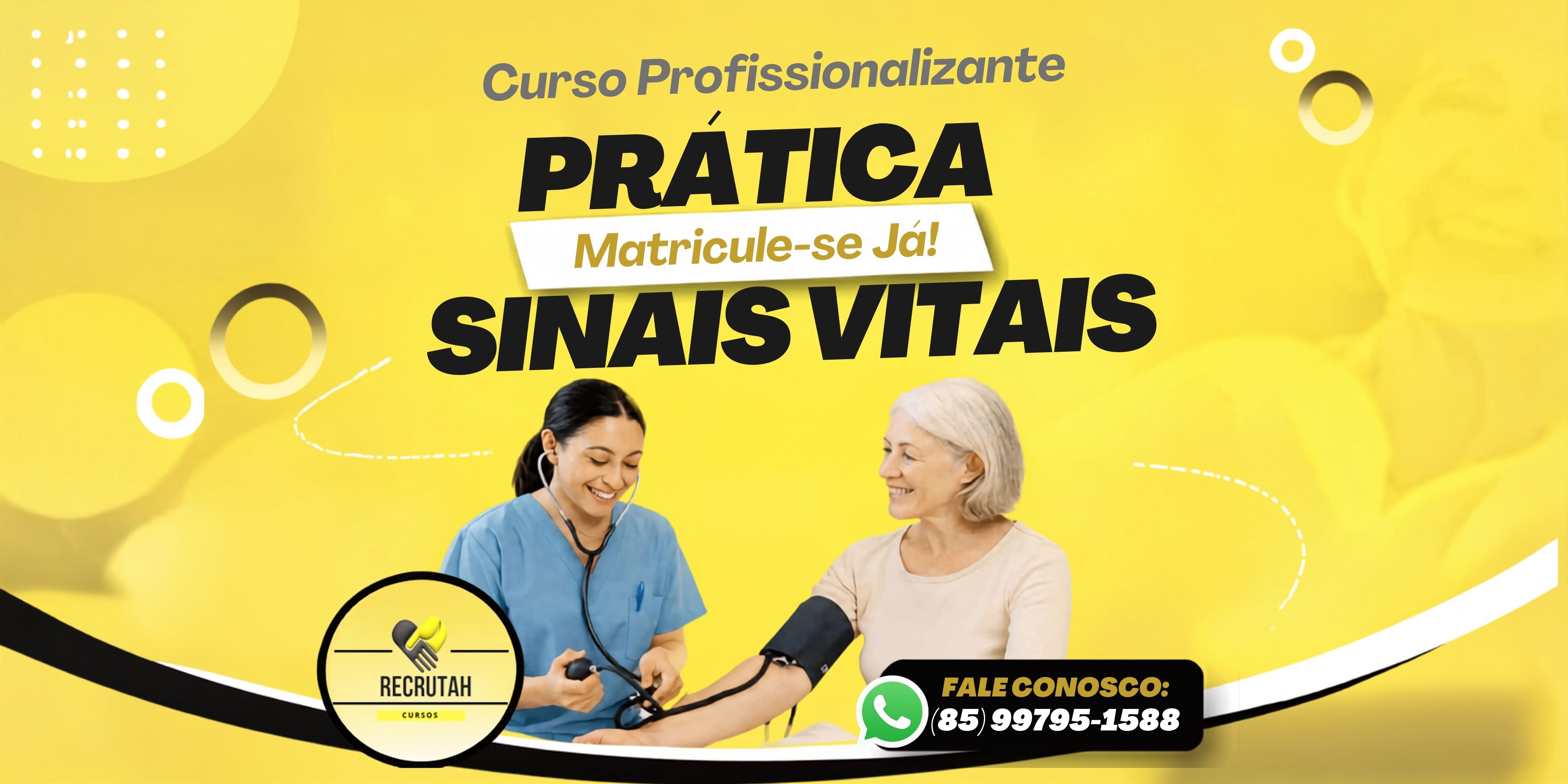 Curso de Sinais Vitais da Recrutah Cursos